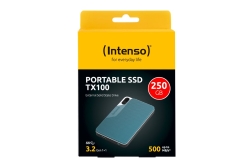Intenso externe SSD TX100 250GB USB 3.2 Gen 1x1 grau-blau
