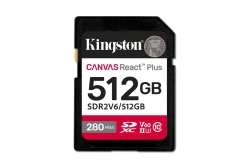 SD Card 512GB Kingston SDXC React+ 280R/150W Reader retail