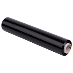 Handstretchfolie - 50 cm x 300 m, 23 mym, schwarz
