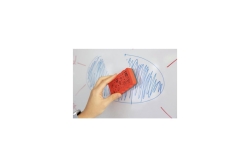 trodat Whiteboard Schwamm magnetisch rot