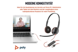Poly Blackwire 3220 Stereo USB-C/A
