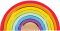 Holzbausteine Großer Regenbogen