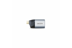 Dicota USB-C to Ethernet Mini Adapter with PD (100W) silver