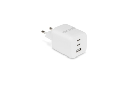 Dicota Compact 3-Port GaN Wall Charger (65W) EU white