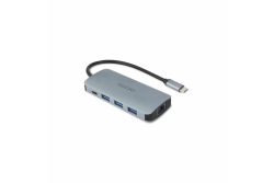 Dicota USB-C 8-in-1 Multi Hub 4K PD 100W silver