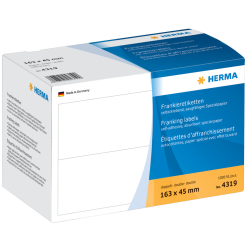 4319 Frankier-Etiketten - doppelt, 163x45 mm, 1000...