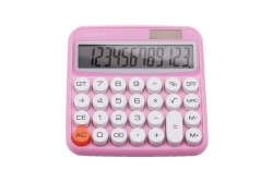 GENIE Tischrechner 612P pink