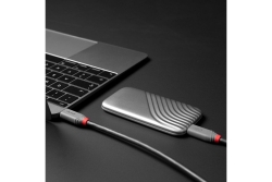 LINDY 0.8m USB4 240W Typ C Kabel, 40Gbit/s, Anthra Line