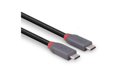LINDY 2.0m USB4 240W Typ C Kabel, 40Gbit/s, Anthra Line