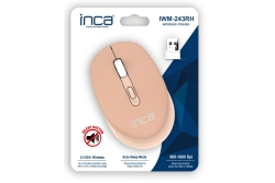 INCA Wrls Maus 1600DPI/4Tasten/2.4GHzUSB-A/Silent cm