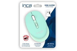 INCA Wrls Maus 1600DPI/4Tasten/2.4GHzUSB-A/Silent mg
