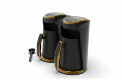 INCA Kaffeemaschine Wonder Serie Touch-Control Duo sw