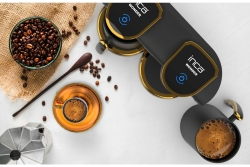 INCA Kaffeemaschine Wonder Serie Touch-Control Duo sw