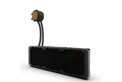 INCA CPU Wasserkühler 3x 120 mm PWM-Lüfter schwarz