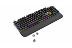INCA Gaming Tastatur RGB/RedSwitch/USB 1.50m schwarz