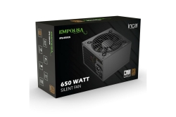 INCA Netzteil 650W 80+Bronze 1x120mm Lüfter/ATX 12V 2.3 sw