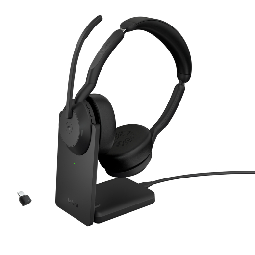 Jabra Headset Evolve2 55 USB-C MS Stereo Stand schnurlos