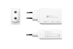 Good Connections USB-Schnellladegerät 65W mit GaN, 3-Port