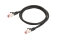 Python Cat.6 Patchkabel mit Nylongeflecht schwarz 0,5m
