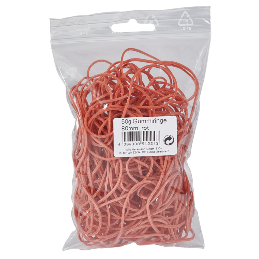 Gummiringe - Ø 80 mm, 50 g