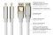 Python DisplayPort 2.0 Kabel Nylongeflecht weiß 2m