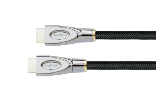 Python HDMI« 2.1 Kabel 8K UHD-2 Nylongeflecht schwarz 1,5m