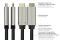 Python DisplayPort 1.4 an HDMI 2.0 Kabel Nylong. schwarz 2m