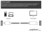 Python DisplayPort 1.4 an HDMI 2.0 Kabel Nylong. schwarz 3m