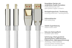 Python DisplayPort 1.4 an HDMI 2.0 Kabel Nylong....