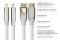 Python DisplayPort 1.4 an HDMI 2.0 Kabel Nylong. weiß 3m