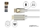 Python DisplayPort 1.4 an HDMI 2.0 Kabel Nylong. weiß 3m