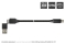Python USB 2.0 Lade-und Datenkabel QC 3.0 PD 60W schwarz 1m