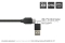 Python USB 2.0 Lade-und Datenkabel QC 3.0 PD 60W schwarz 1m