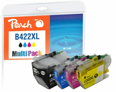 Peach Patrone Brother LC-422XL MultiPack kompatibel