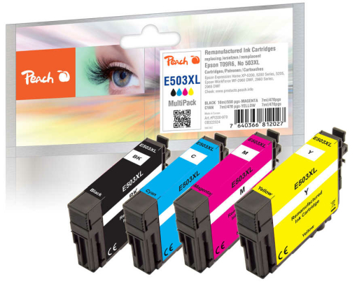 Peach Patrone Epson T09R6 Nr.503XL MultiPack remanufactured