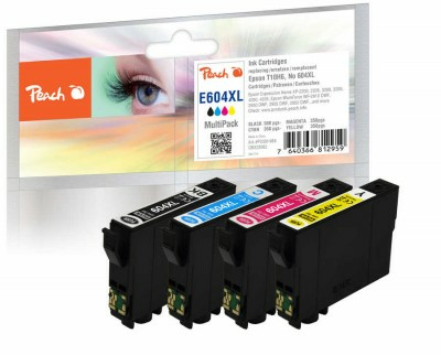 Peach Patrone Epson T10H6, 604XL MultiPack kompatibel