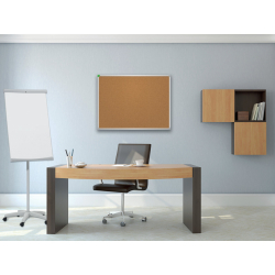 Kork-Notiztafel U-Act!Line®, Aluminiumrahmen, 600 x...