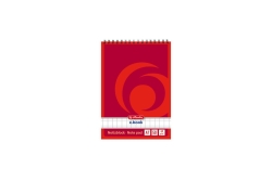 Herlitz Spiralnotizblock A7 50 Blatt kariert
