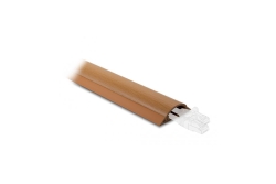 DELOCK Kabelkanal selbstklebend 50x13mm, 1m Holzoptik