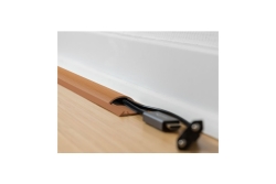 DELOCK Kabelkanal selbstklebend 50x13mm, 1m Holzoptik