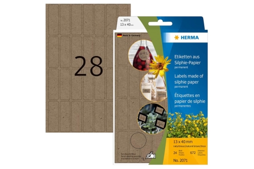 HERMA Büropackung Vielzwecketiketten Silphie 13x40mm