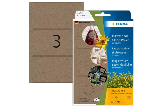 HERMA Büropackung Vielzwecketiketten Silphie 52x100mm