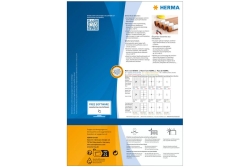 HERMA Wetterfeste Imprägn.Etik.A4 80 Blatt 66x33.8
