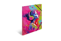 HERMA Sammelmappen A3 Karton Music Girl