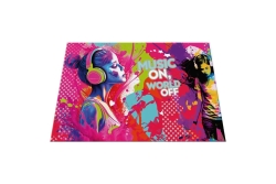HERMA Schreibunterlage Kartonmusic Girl 55x35 3Stk