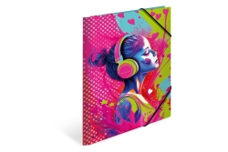 HERMA Sammelmappen A4 Karton Music Girl