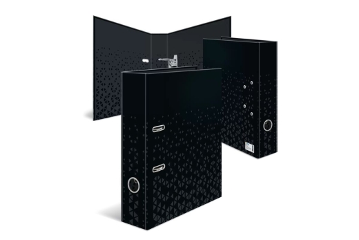 HERMA Ordner A4 Karton Color Schwarz