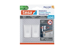tesa Klebehaken, 0,5 kg strukturierte Oberflächen