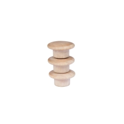WOODEN Magnet 25mm 5 Stück