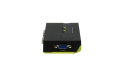 LevelOne KVM Switch 2-Port USB VGA audio support sw